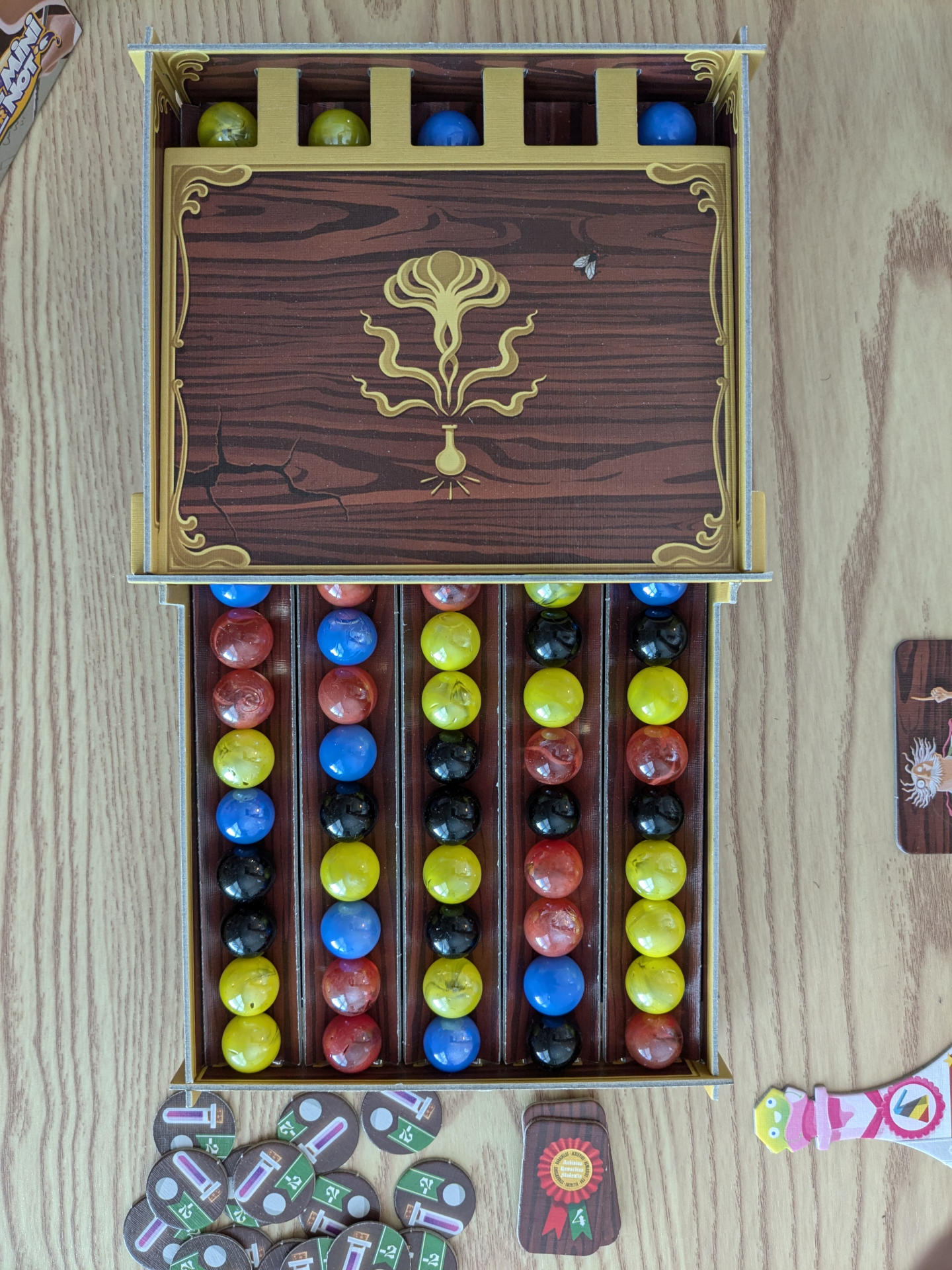 Top-down view of the Potion Explosion dispenser