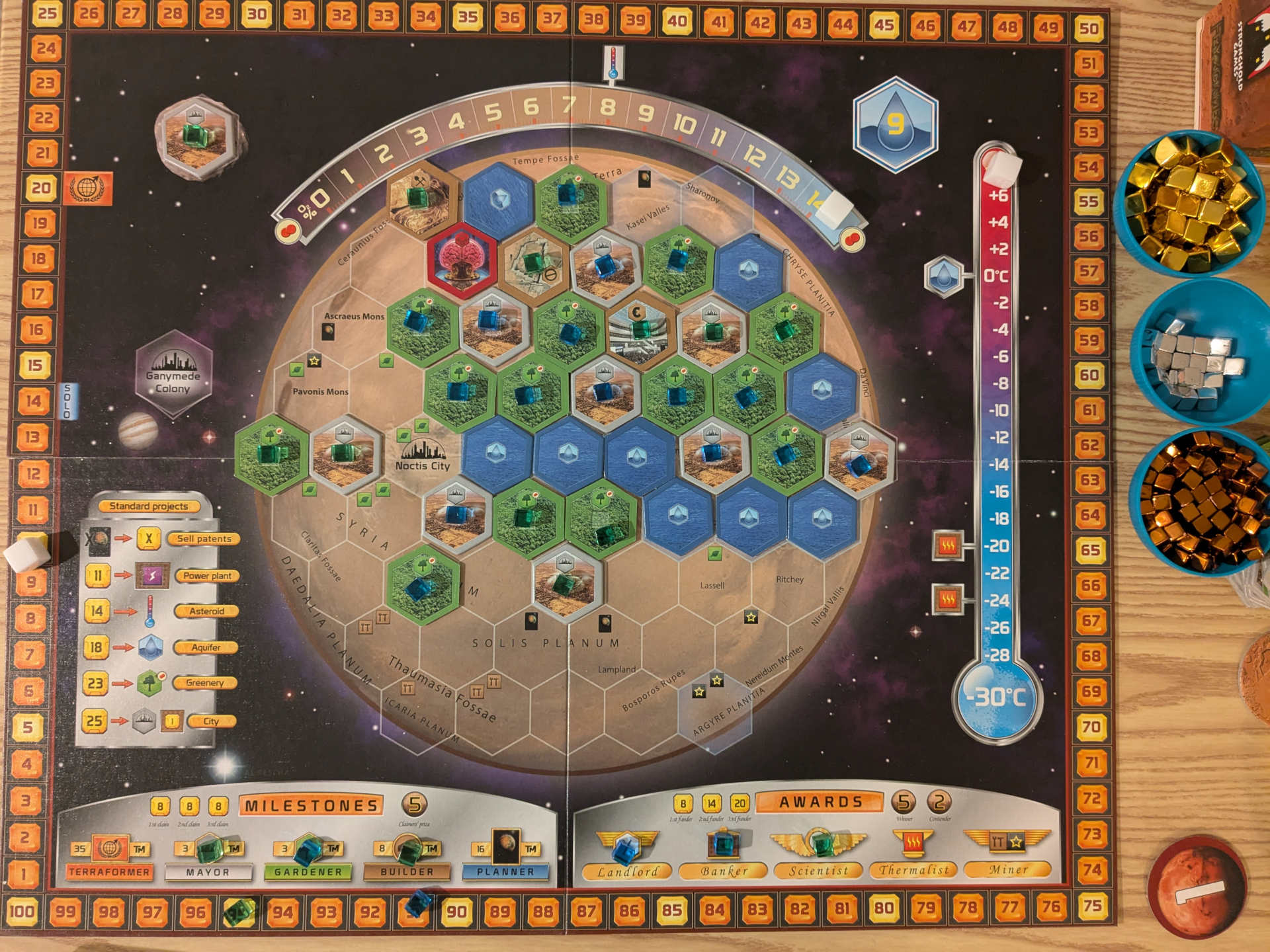 Terraforming Mars Automa end game state 1