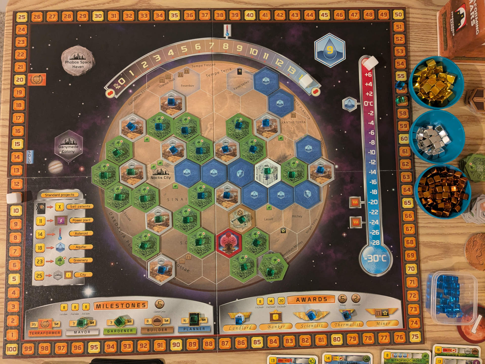 Terraforming Mars Automa end game state 2